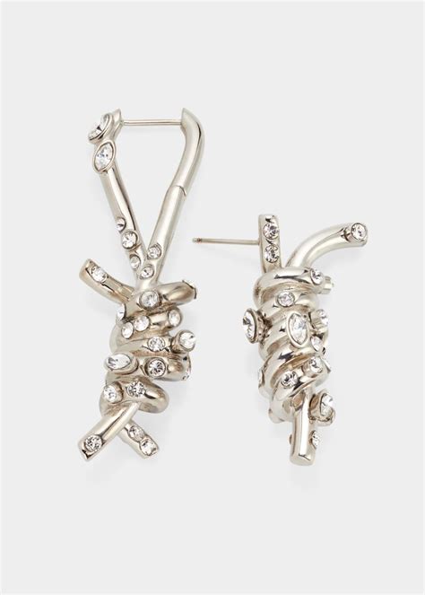 givenchy earrings for men|givenchy twisted earrings.